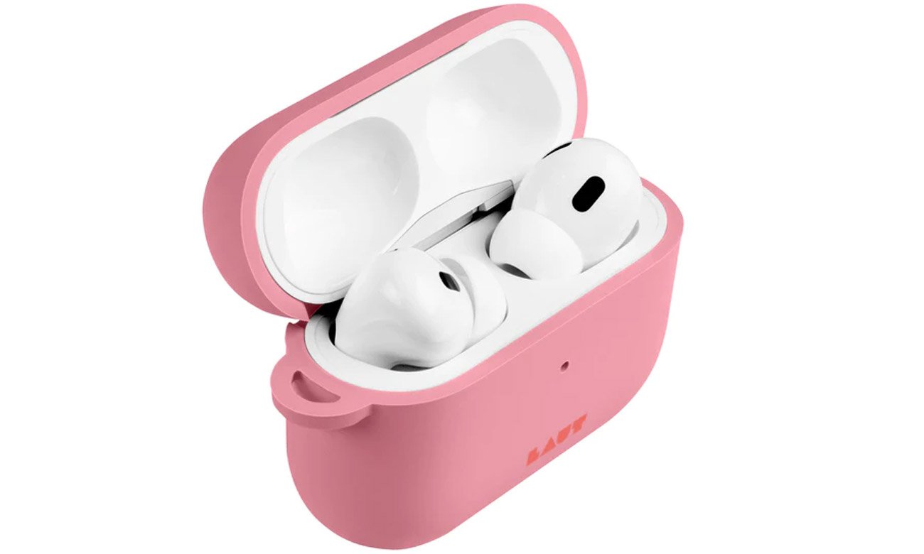 Laut Huex Pastels Hülle für AirPods Pro (2. Generation) Candy - Vorderansicht im Winkel (offen)