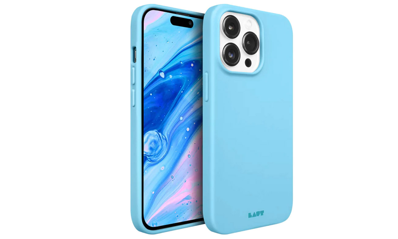 Huex Pastels Hülle für iPhone 14 Pro Max babyblau