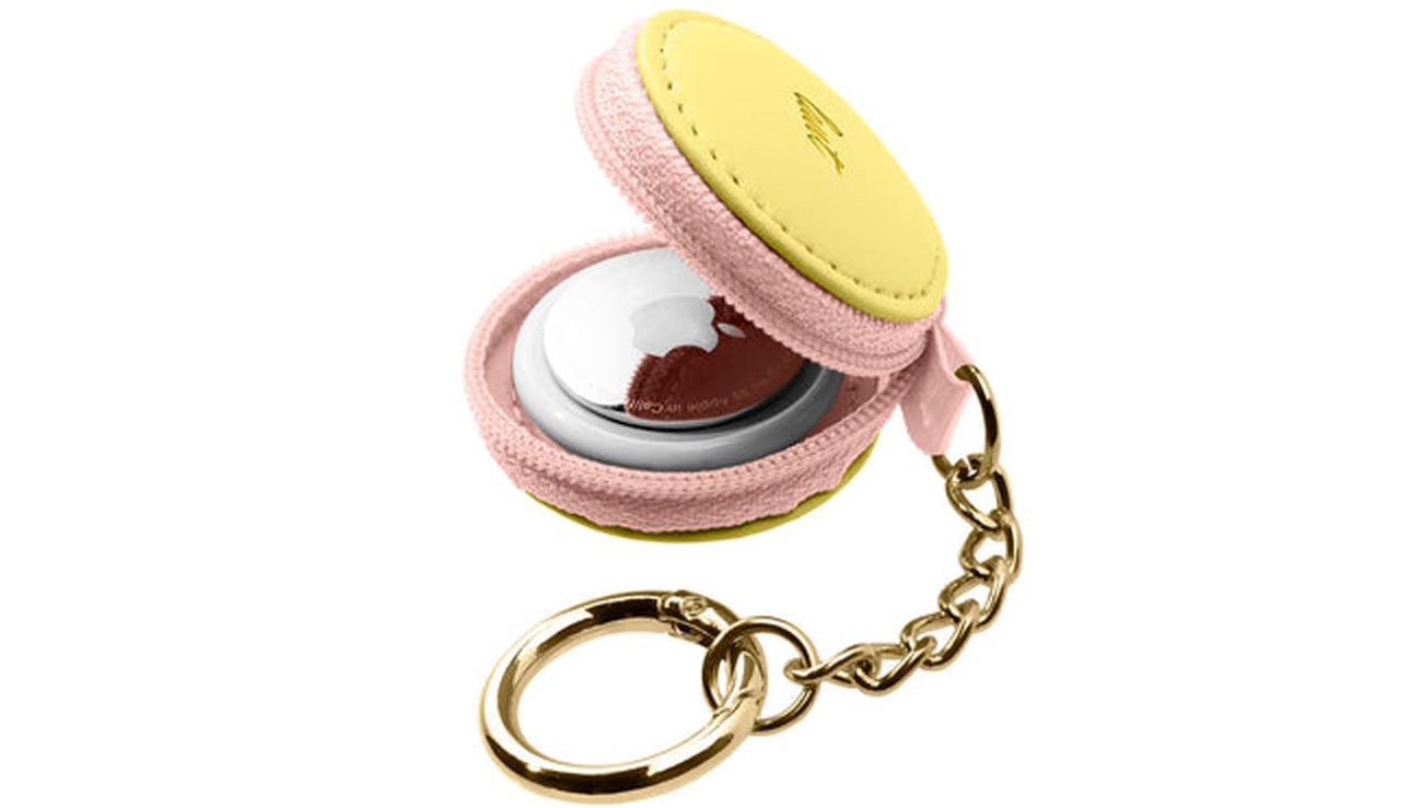 Etui Laut Macaron do AirTag sherbet