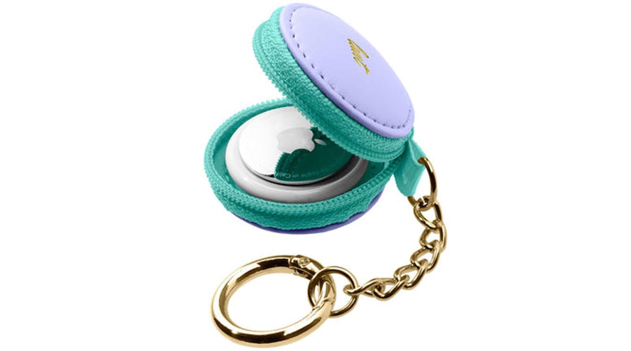 Etui Laut Macaron do AirTag violet
