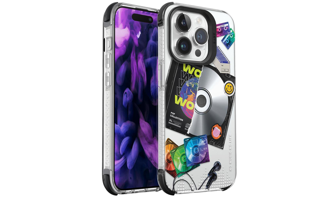 Etui Laut Pop Retro Music für iPhone 15 Pro Max