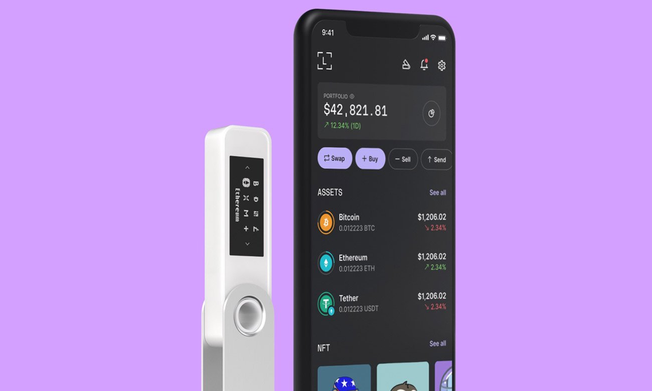 Ledger Nano S Plus aplikacja