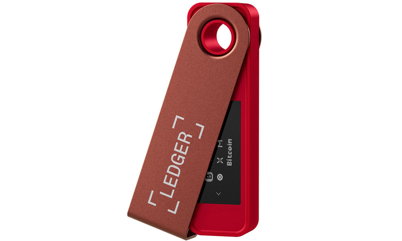 Portfel kryptowalut Ledger Nano S Plus ruby red