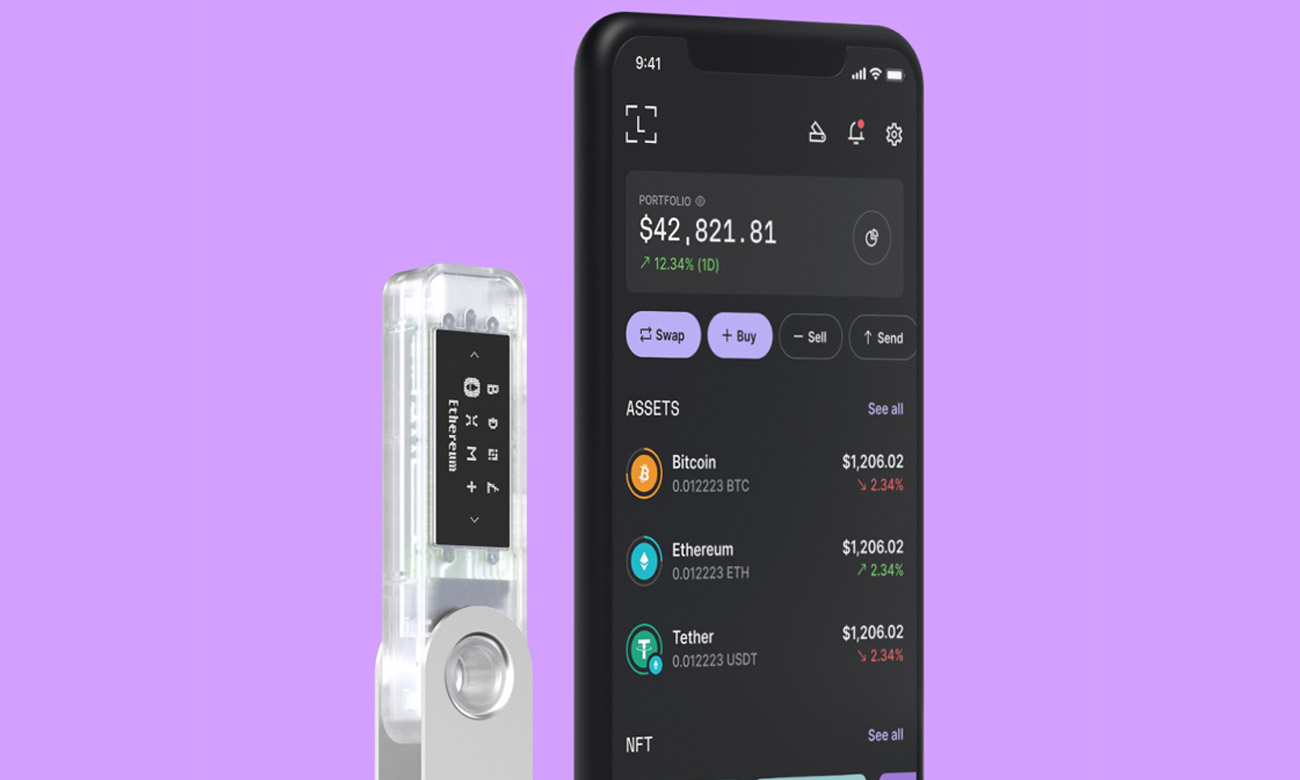 Ledger Nano S Plus aplikacja