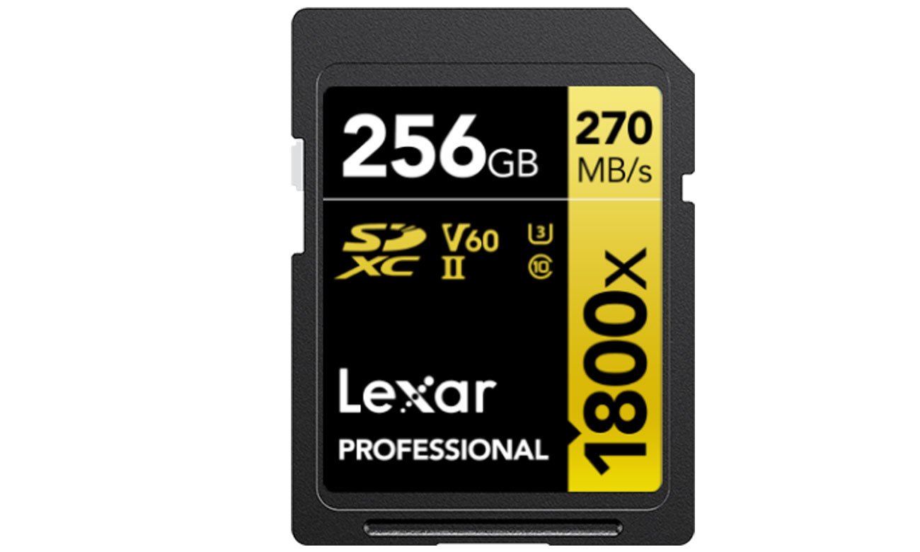 Karta pamięci Lexar 256GB 1800x Professional SDXC