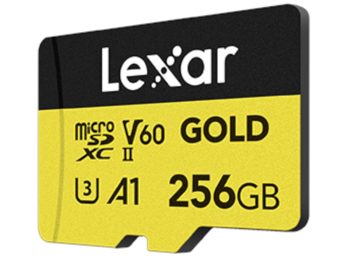 Karta Lexar 256GB microSDXC Professional GOLD UHS-II U3 V60