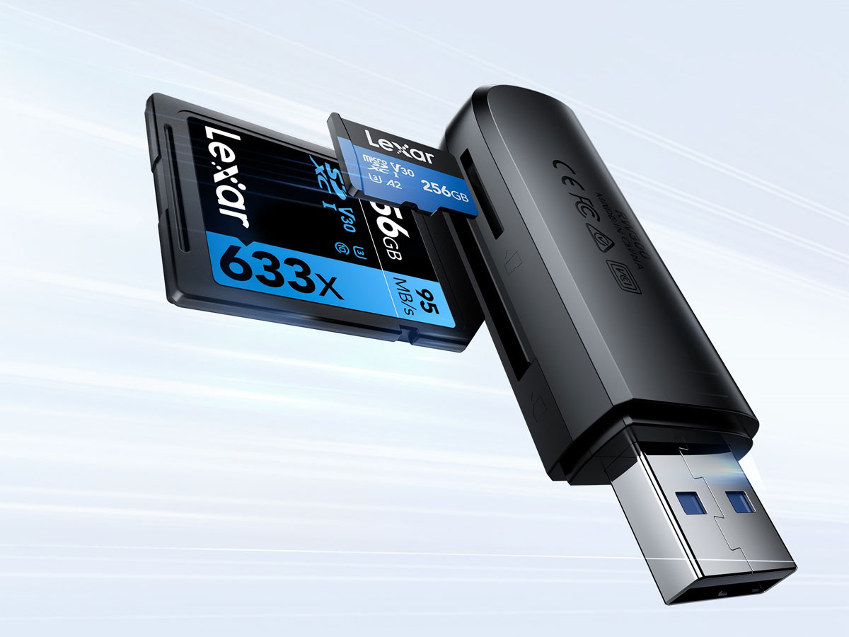 Lexar Dual-Slot USB-A Reader
