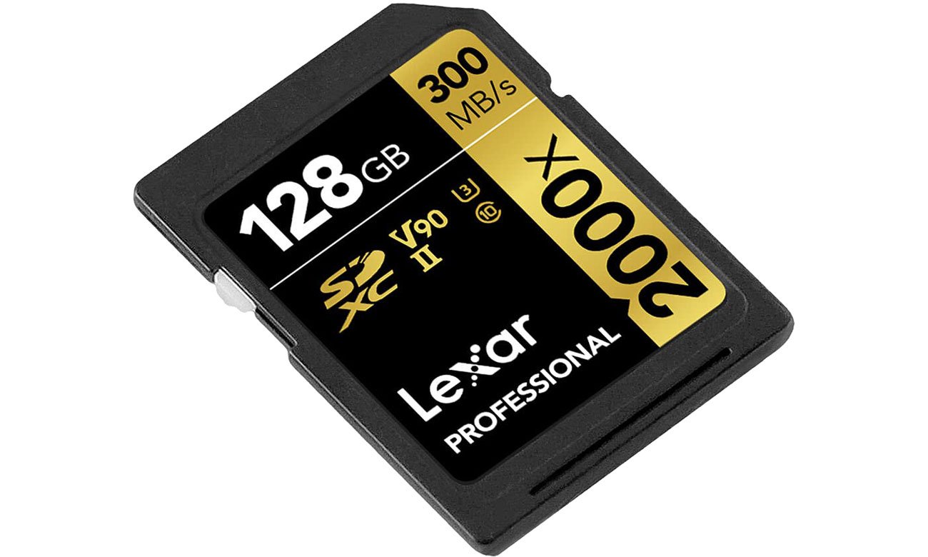 Lexar 128GB 2000x Professional SDHC UHS-II U3 V90