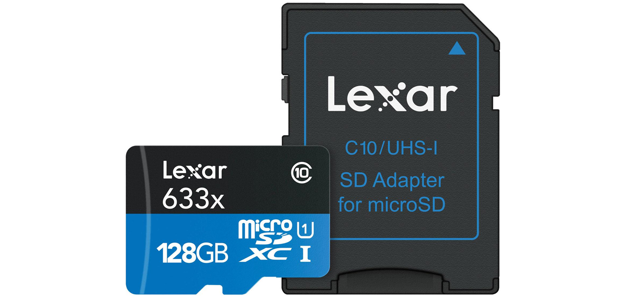 Lexar 128GB microSDXC 633x 95MB/s - cechy karty
