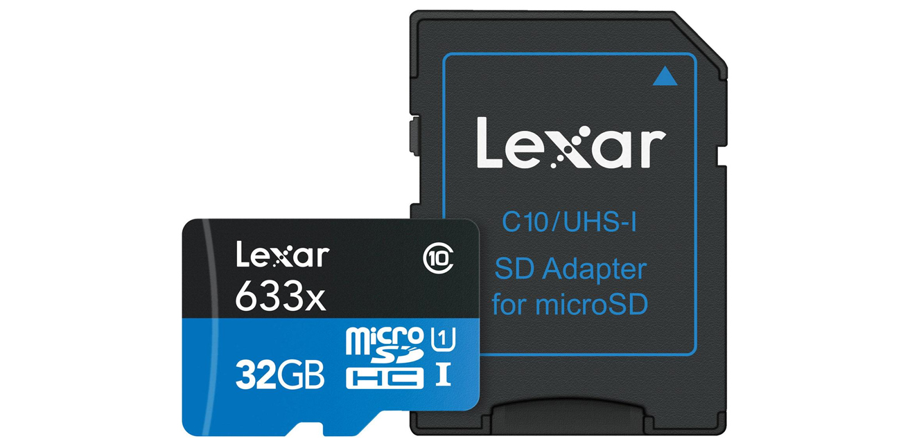 Lexar 32GB microSDHC 633x 95MB/s - cechy karty
