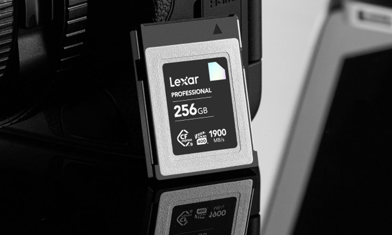 Karta pamięci CFexpress Lexar Professional Type B DIAMOND z aparatem