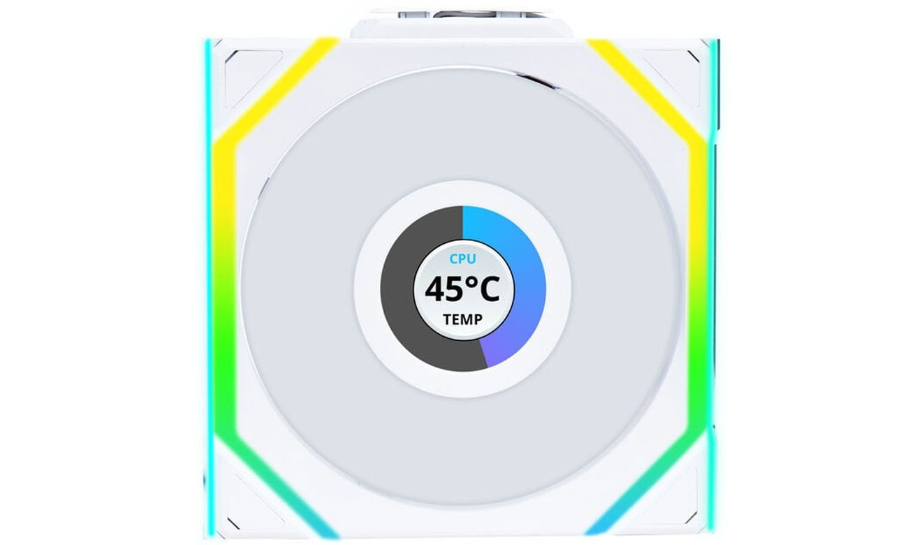 Lian Li Uni Fan SL Wireless 120 LCD White 120mm