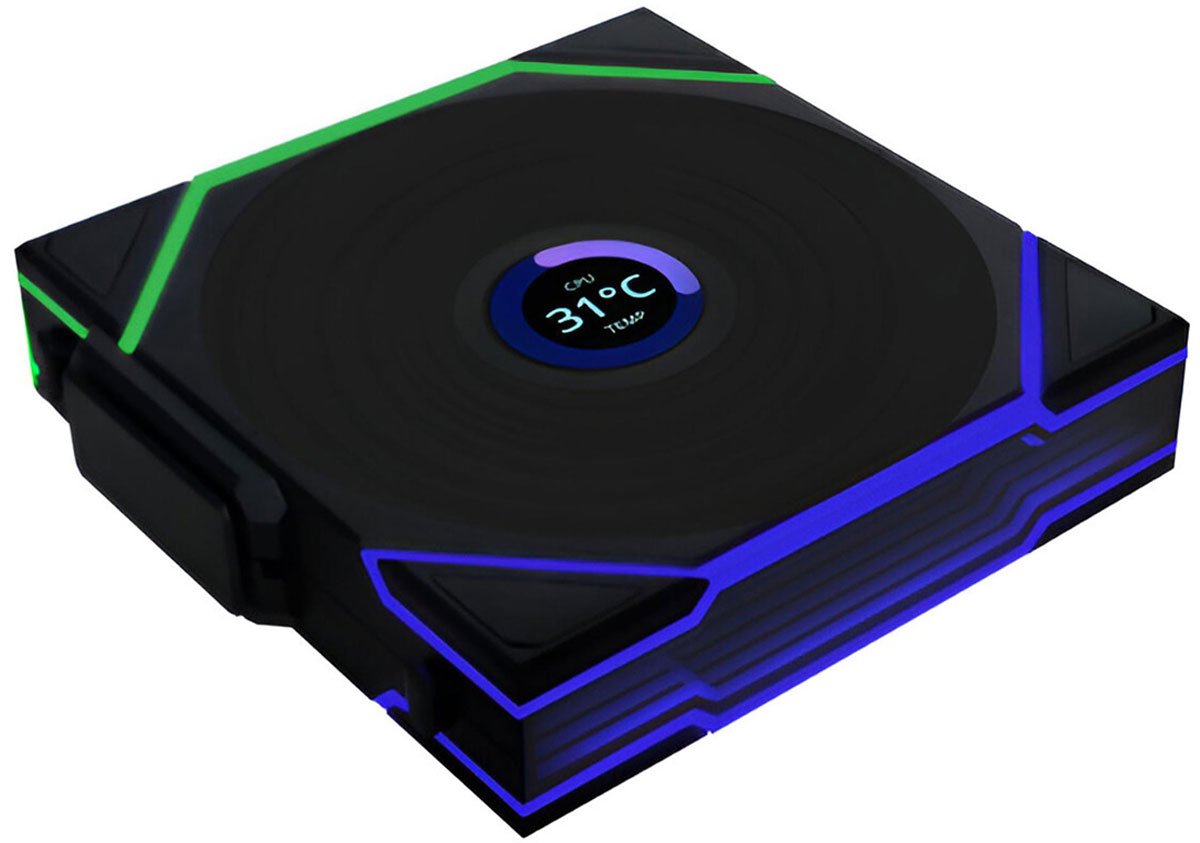 Lian Li Uni Fan TL Wireless LCD 120 120mm