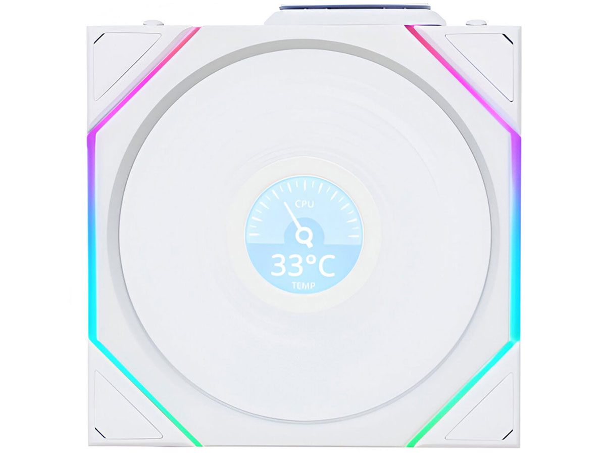 Lian Li Uni Fan TL Wireless LCD 120 White 120mm