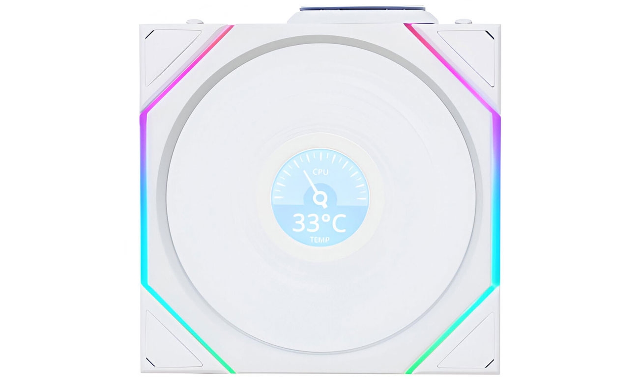 Lian Li Uni Fan TL Wireless LCD 120 White 120mm