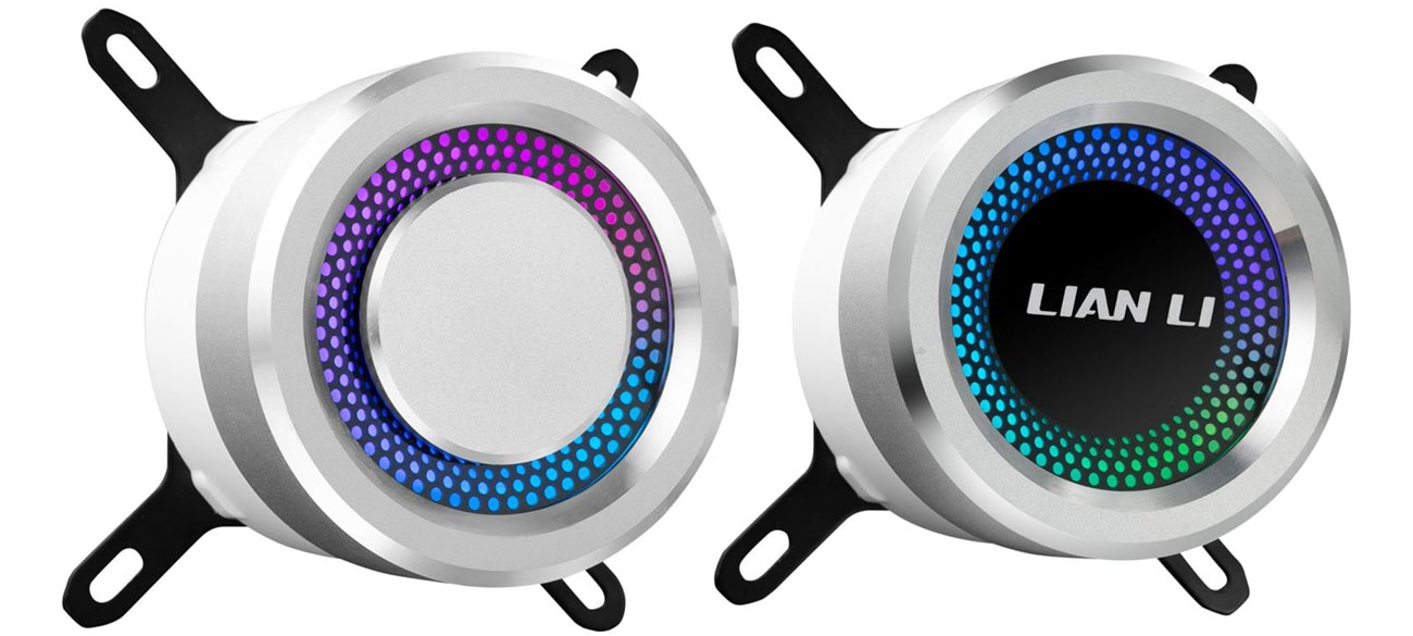 Lian Li Galahad 360 ARGB White - Podświetlenie