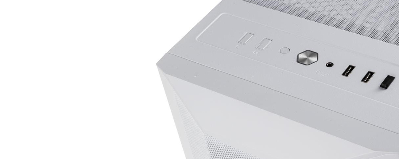 Obudowa do komputera Lian Li Lancool II mesh RGB white porty