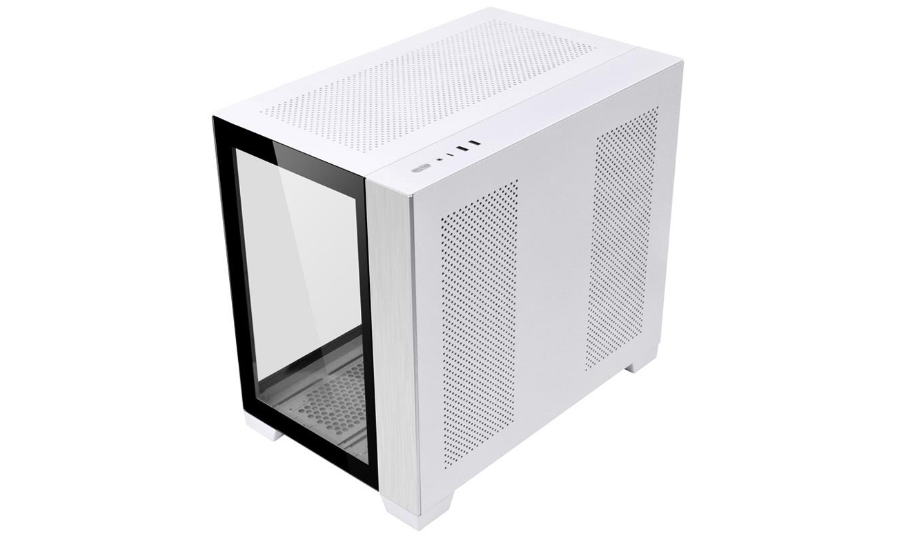 Obudowa do komputera Lian Li O11 Dynamic Mini Biała otwory wentylacyjne