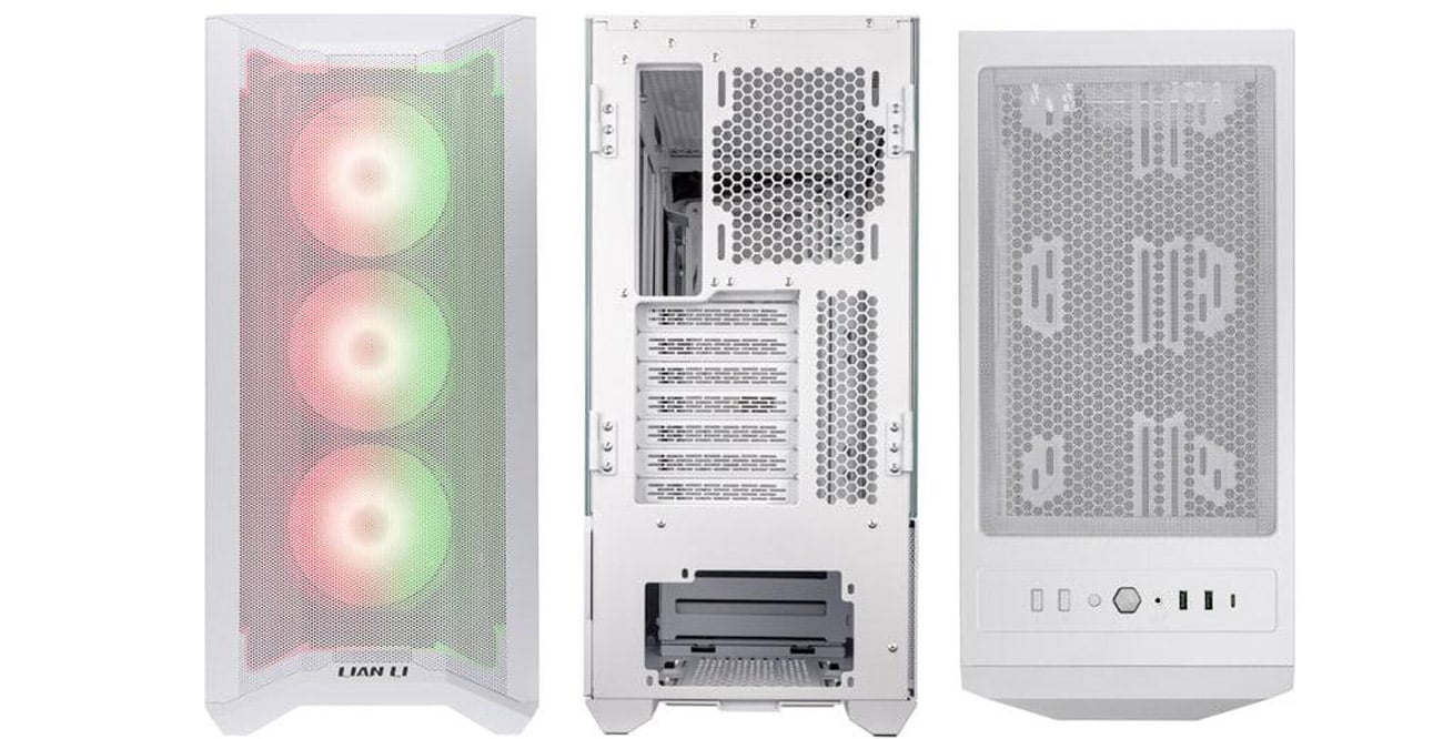 Obudowa do komputera Lian Li LANCOOL II Mesh C RGB White wnętrze