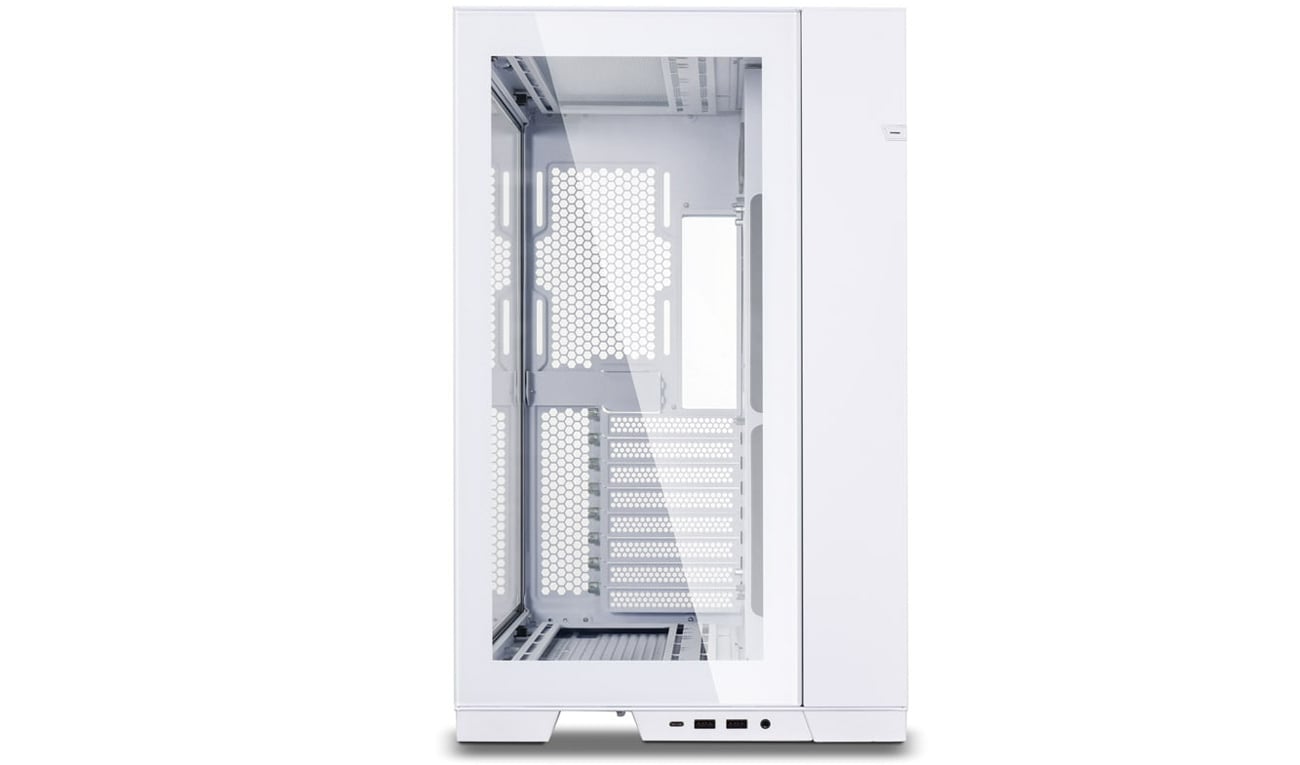 Lian Li O11 Dynamic EVO przedni panel ze szkła hartowanego i szczotkowanego aluminium