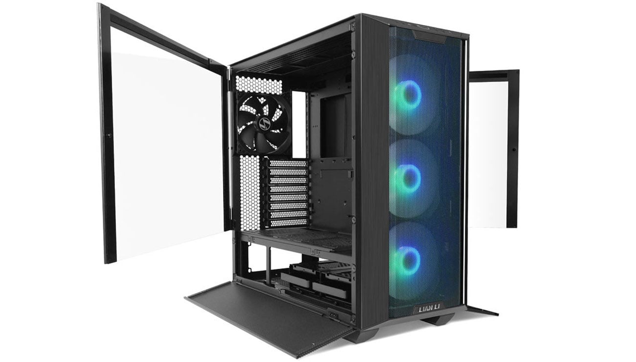 Obudowa do komputera Lian Li Lancool III RGB Black wnętrze