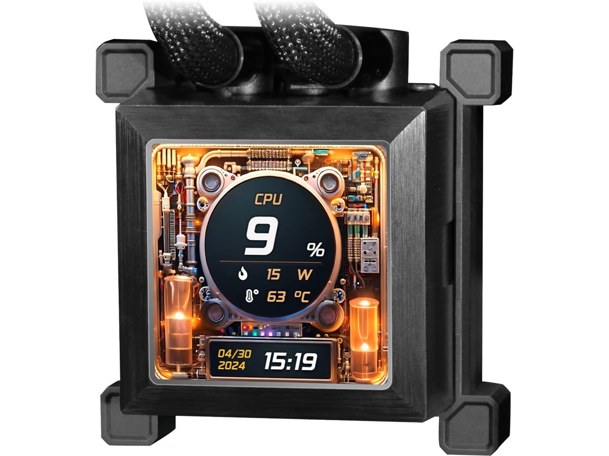 Lian Li HydroShift LCD 360 black blok wodny z LCD