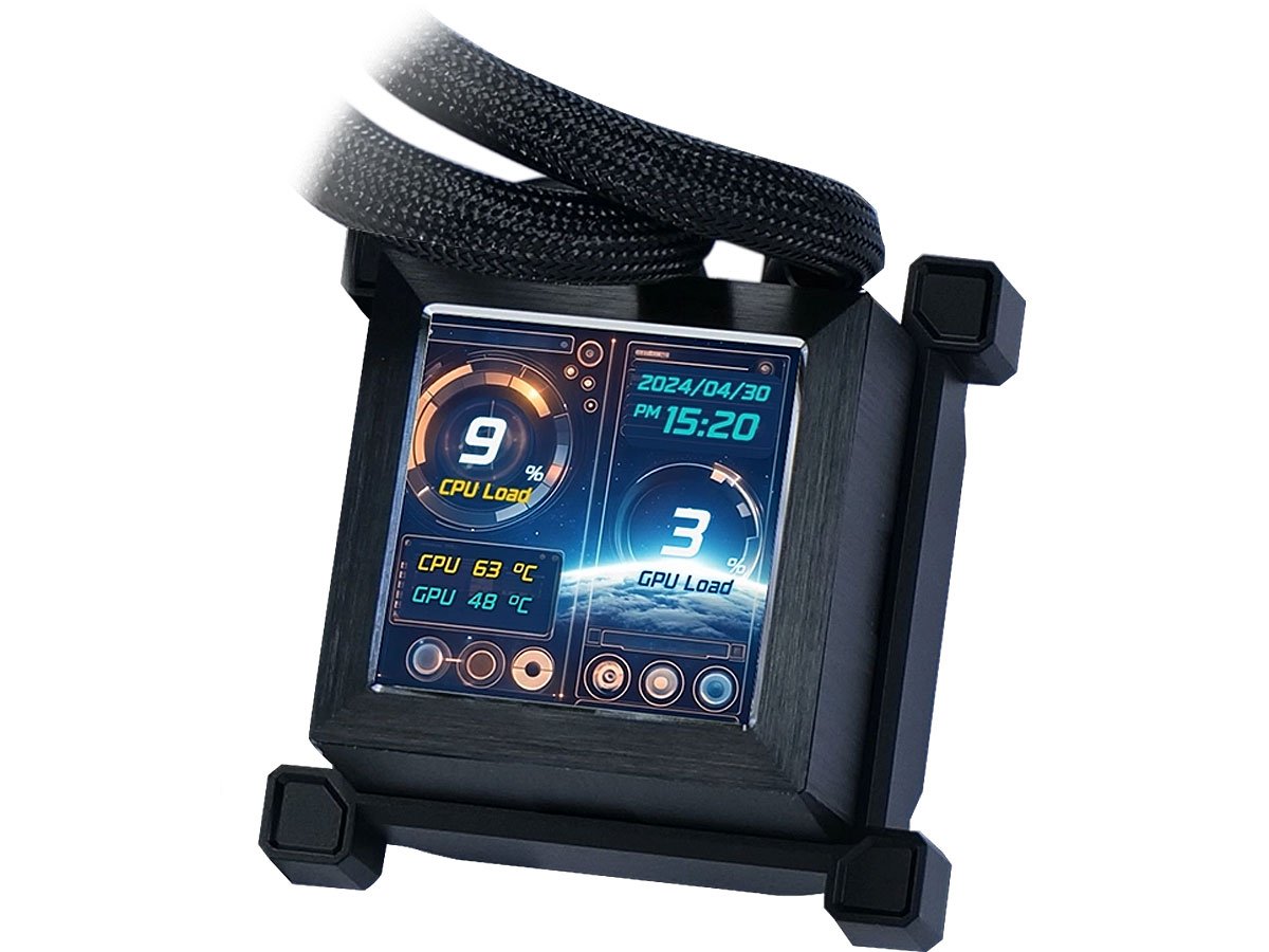 Lian Li HydroShift LCD 360 TL RGB black blok wodny z LCD