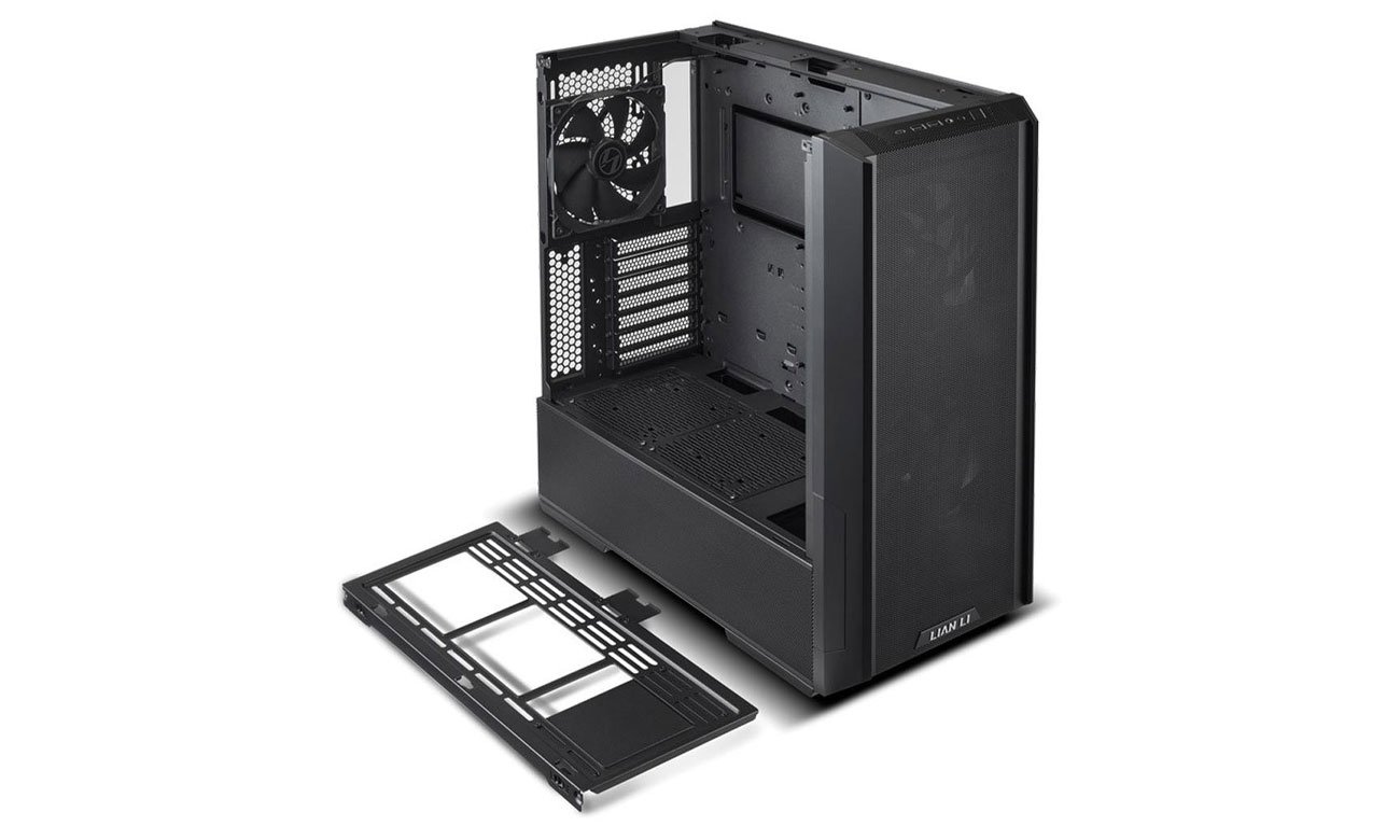 Lian Li LANCOOL 216 Black zdemontowany panel górny