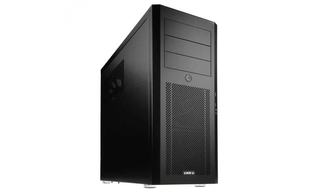 Obudowa do komputera Lian Li PC-10NB middle tower przeszklony panel podświetlenie RGB