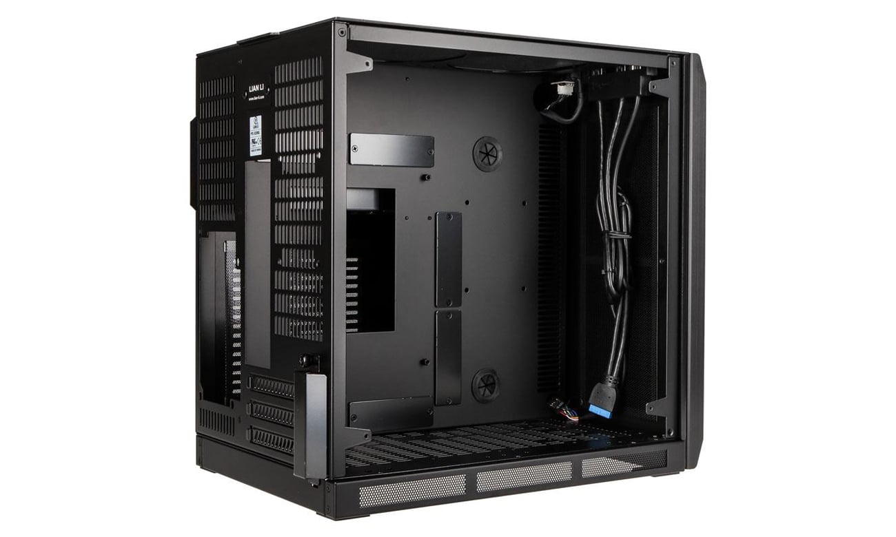 Obudowa do komputera Lian Li PC-Q39GWX wentylacja filtry przeciwkurzowe