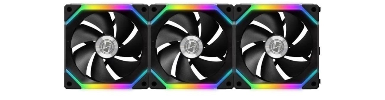 Wentylator do komputera Lian Li UNI FAN SL120 RGB PWM Black 3 pack 3x120mm UF-SL120-3B