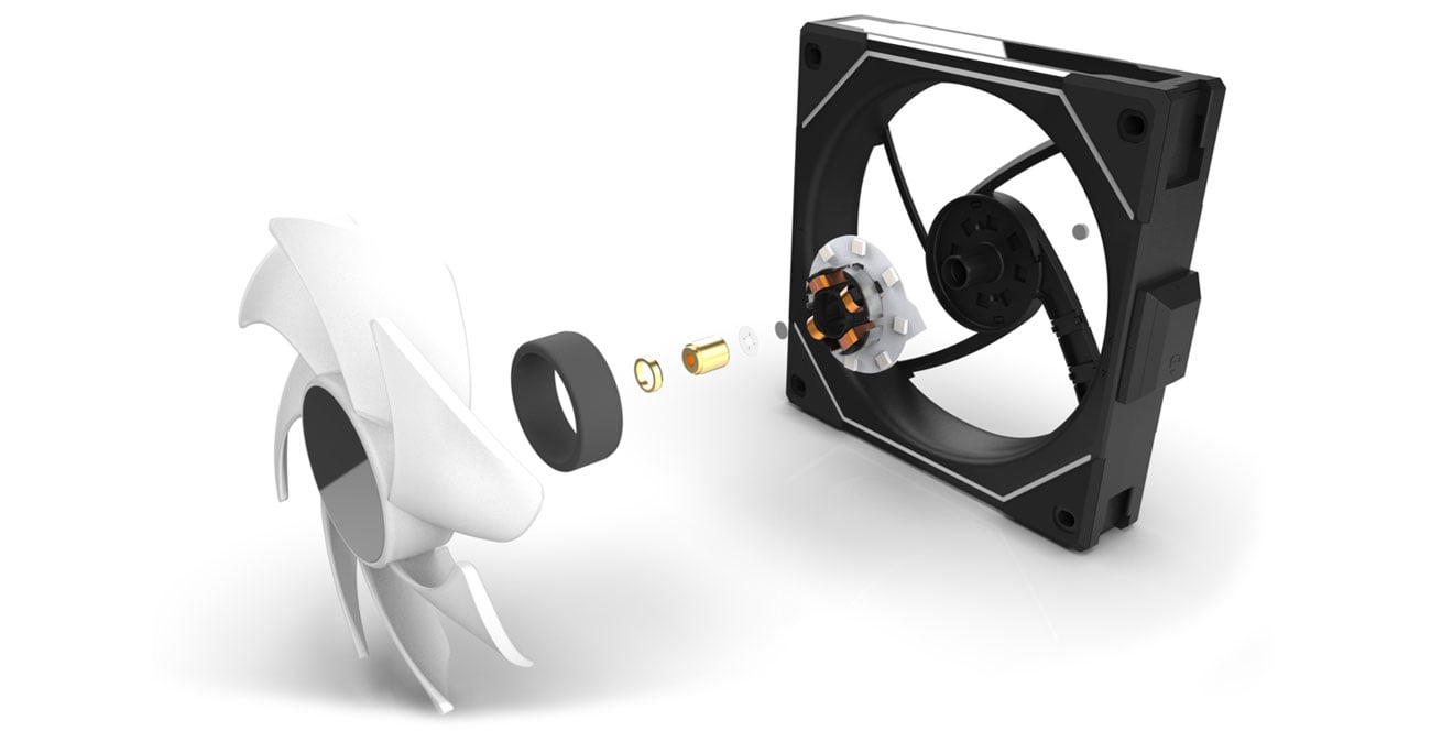Wentylator Lian Li UNI FAN SL-INF 120 ARGB PWM 120mm White konstrukcja