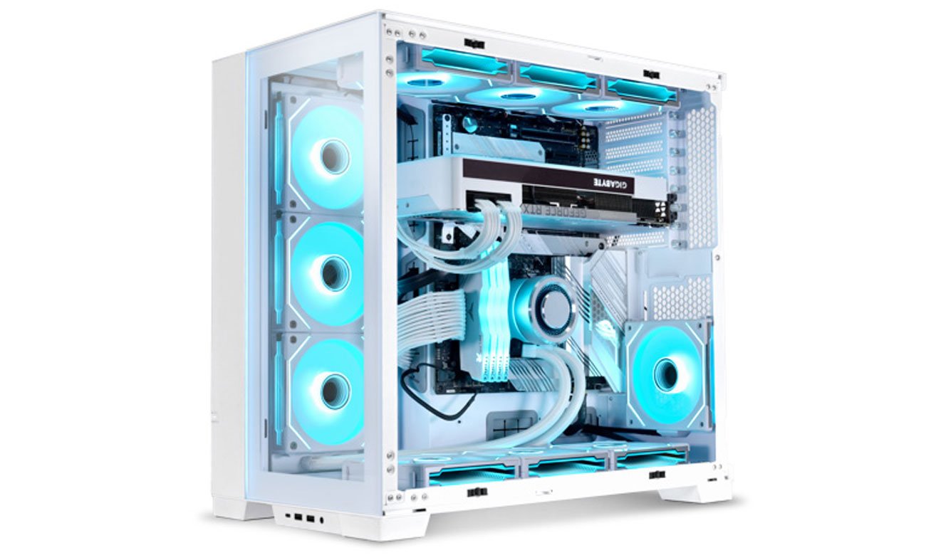 Wentylator Lian Li UNI UNI FAN SL-INF 120 ARGB PWM 120mm White w obudowie