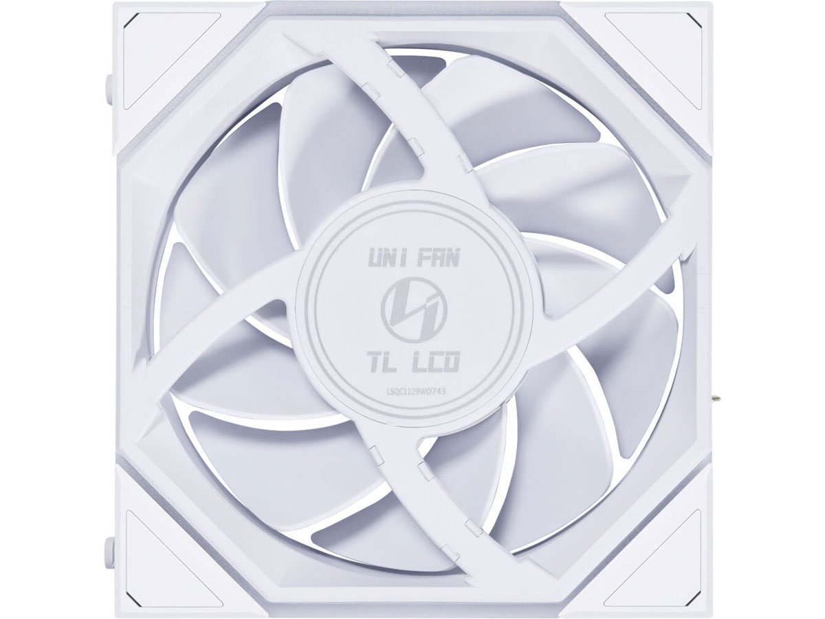 Lian Li UNI FAN TL LCD white 120 mm konstrukcja