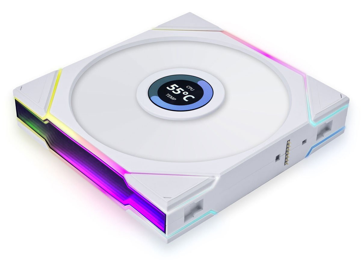 Lian Li UNI FAN TL LCD white 140 mm podświetlenie i LCD