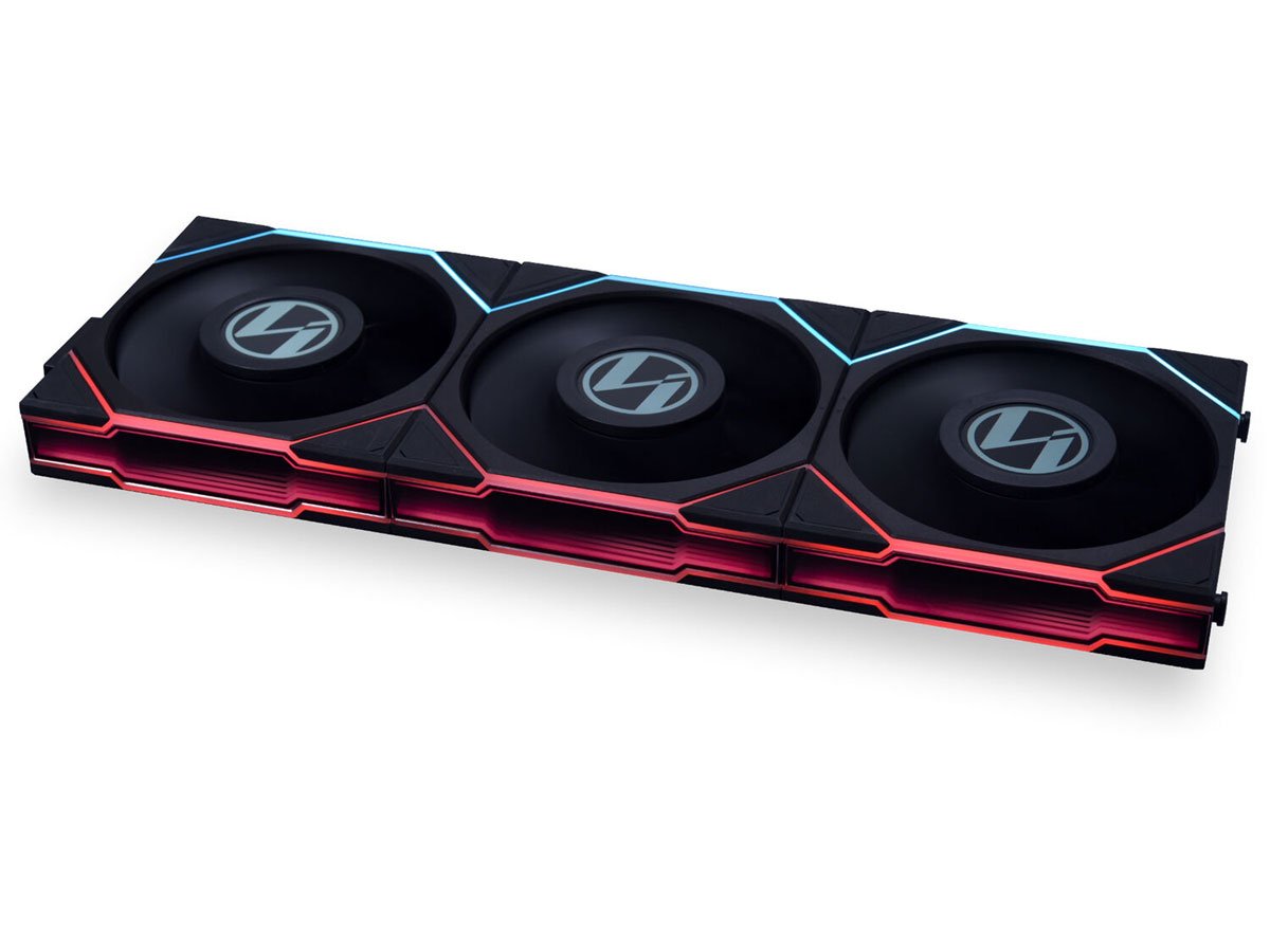 Lian Li UNI FAN TL LCD black szeregowe połączenie
