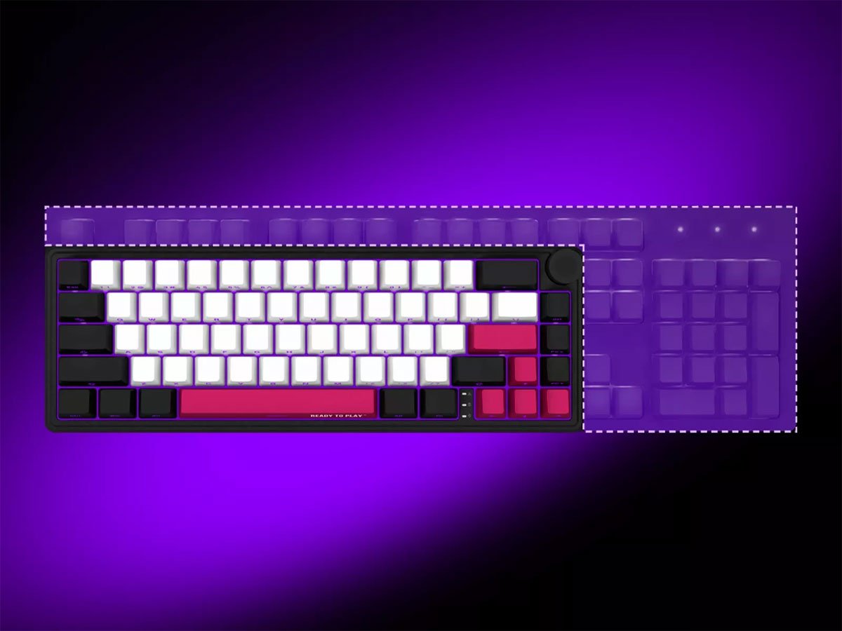 Lorgar KBP70 Mini HOT SWAP RGB rozmiar 65%