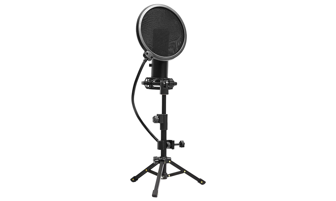 Mikrofon gamingowy Lorgar Voicer 721 Czarny - Widok ogólny