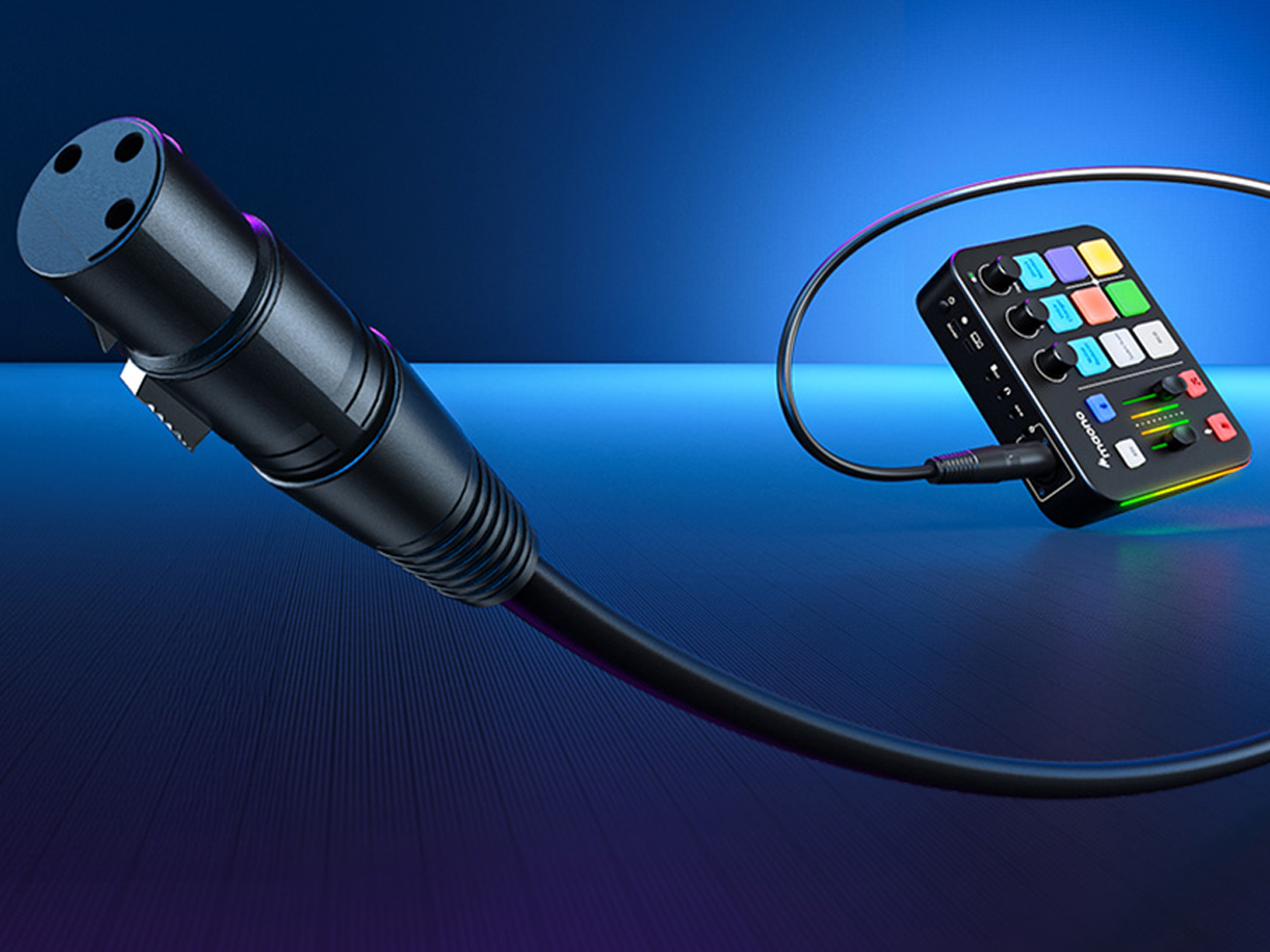 Kabel Maono XLR-180 Czarny - Grafika lifestyle