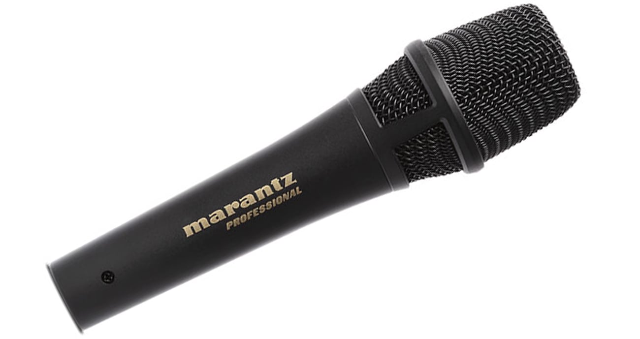 Mikrofon pojemnościowy Marantz M4U - Widok z przodu po skosie