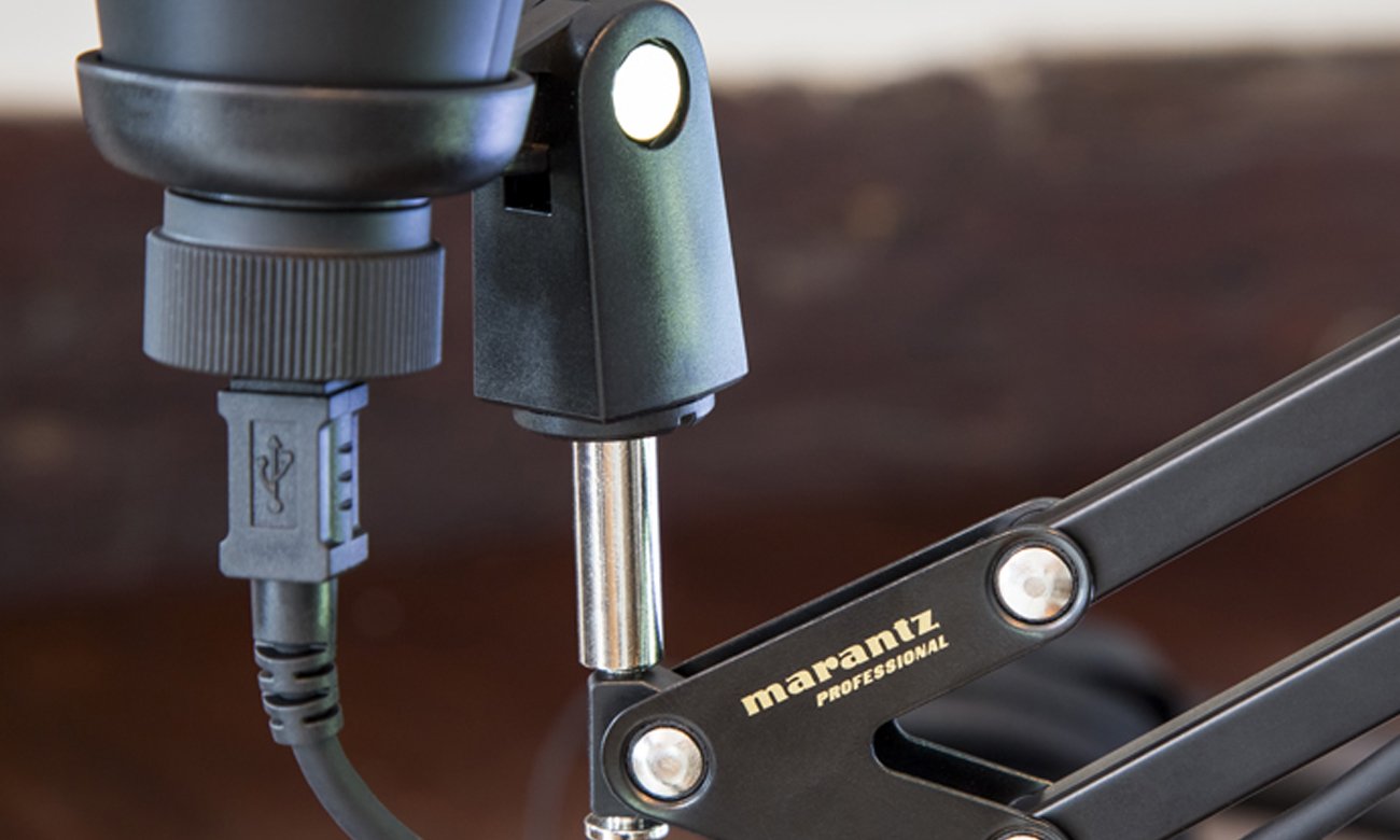 Zestaw Marantz Pod Pack 1 – Mikrofon USB + Uchwyt - Grafika lifestyle