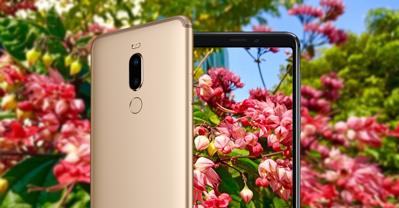 MEIZU M8 podwójny aparat 12 + 5 mpix bokeh