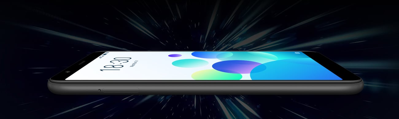 MEIZU M8c czarny dual sim jednym kliknięciem