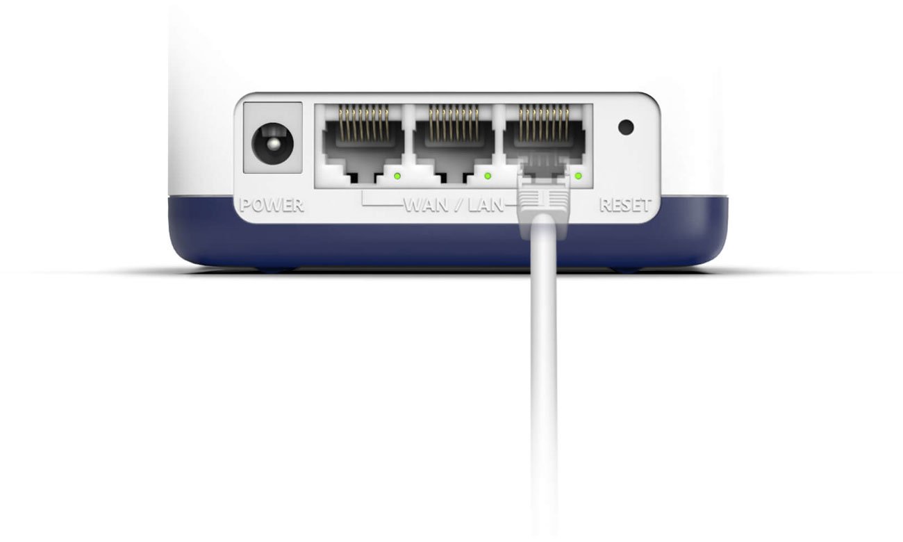 Mercusys Halo H50G Ethernet-Verbindung