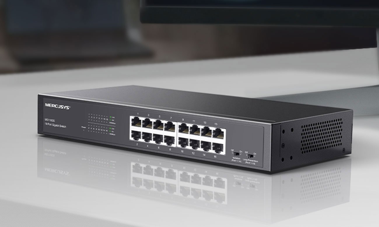 Mercusys MS116GS Rack