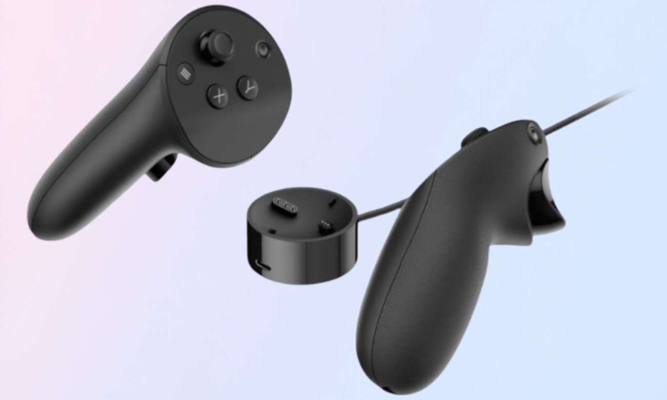Kontrolery Meta Quest Touch Pro - Grafika z tłem