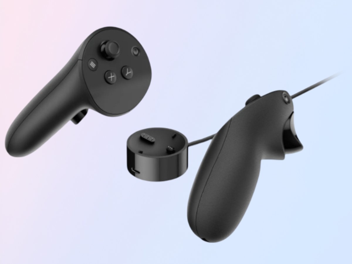 Kontrolery Meta Quest Touch Pro - Grafika z tłem