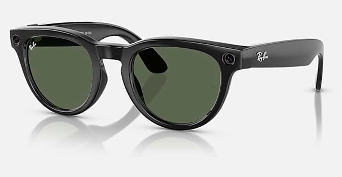 Inteligentne okulary Meta Ray-Ban Headliner (Green/Shiny Black) - Widok ogólny