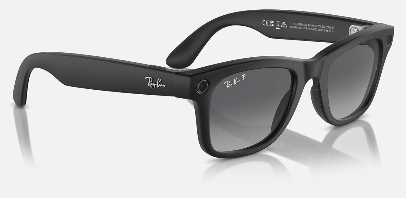 Inteligentne okulary Meta Ray-Ban Wayfarer (Graphite/Matte Black) - Widok ogólny
