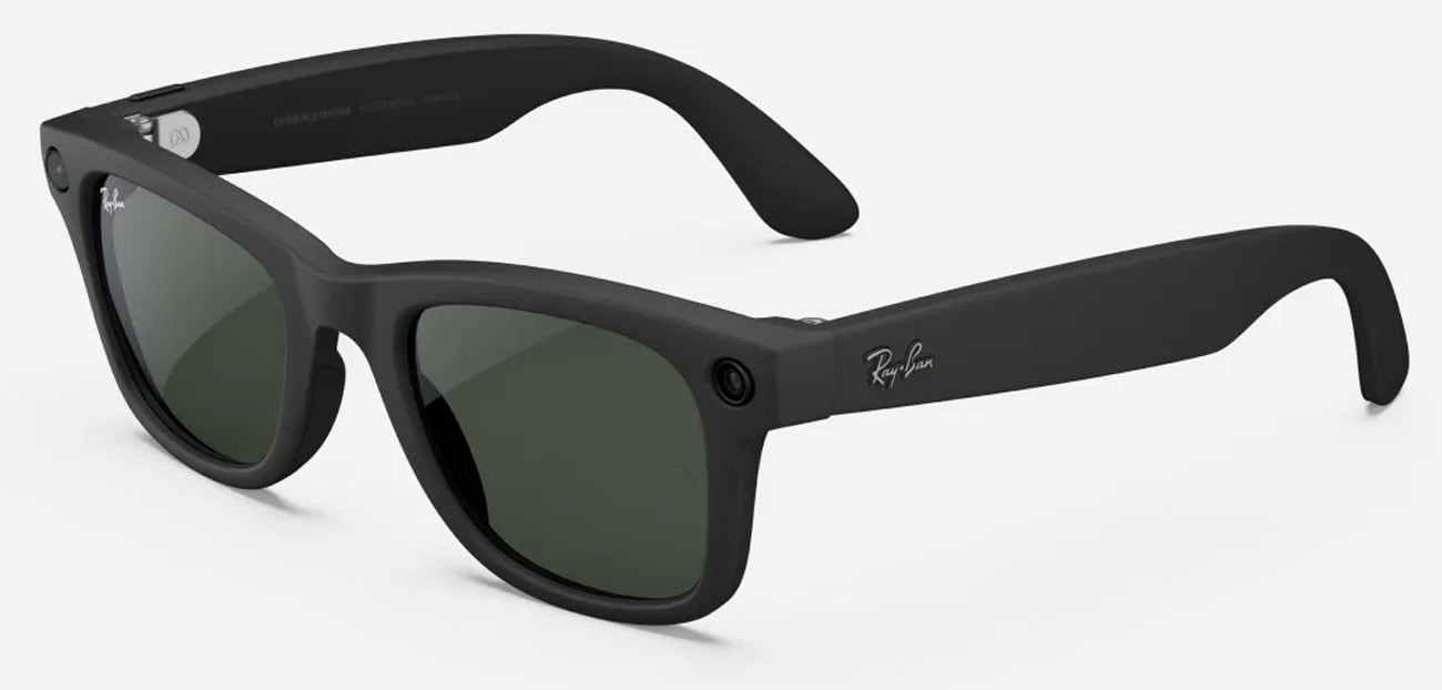 Inteligentne okulary Meta Ray-Ban Wayfarer (Shiny Black/Green) - Widok ogólny